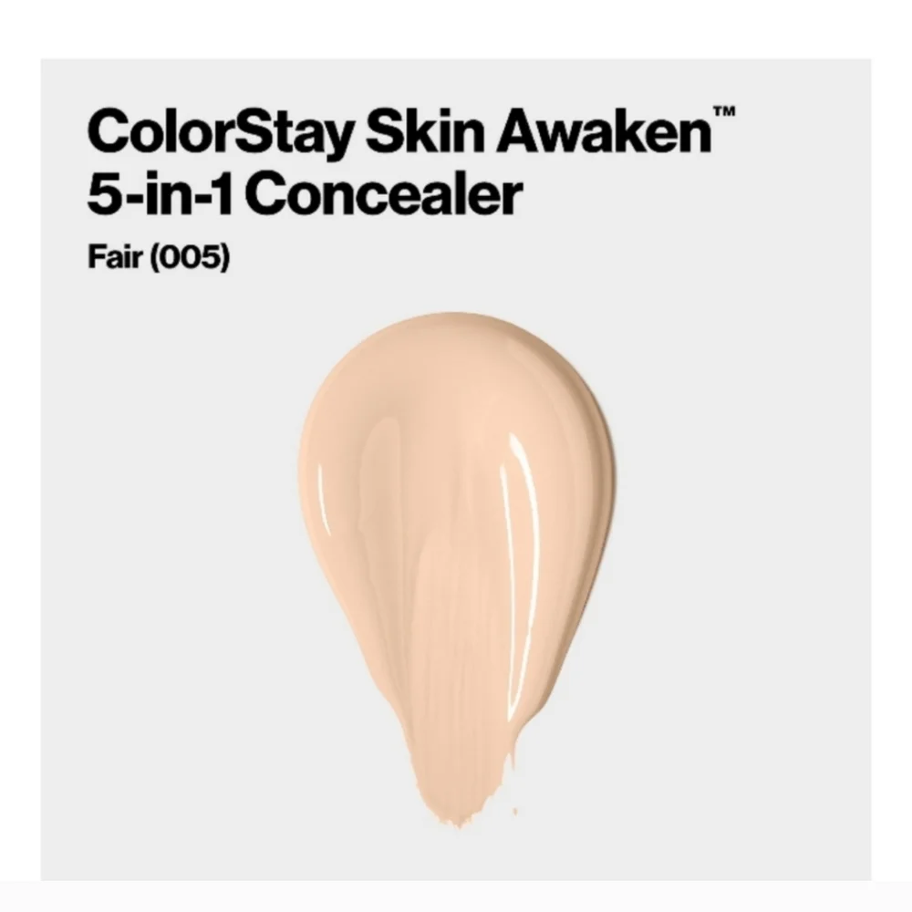6 x Revlon ColorStay Skin Awaken Cream Concealer Longwear, 005 Fair